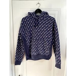 Champion Reverse Weave All Over Print Hoodie Women's Small